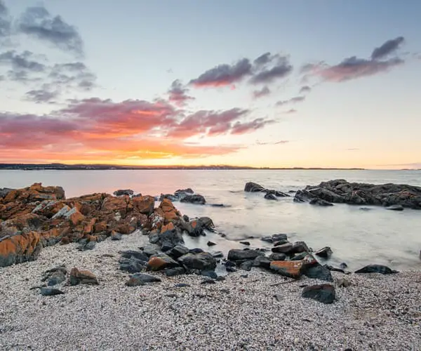 Sunset at Griffiths Point, Narawntapu National Park