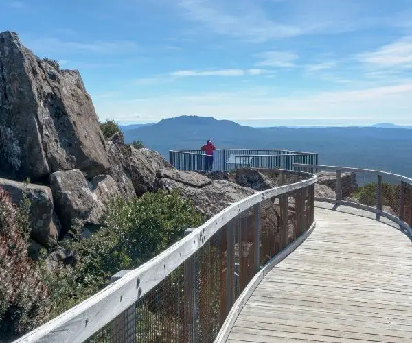 hiking in Ben Lomond National Park